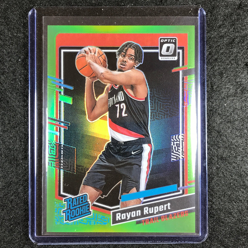 2023-24 Donruss Optic RAYAN RUPERT Rated Rookie Lime Green 11/149 #248