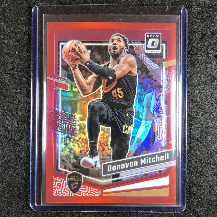 2023-24 Donruss Optic DONOVAN MITCHELL Base Red 78/99 #26
