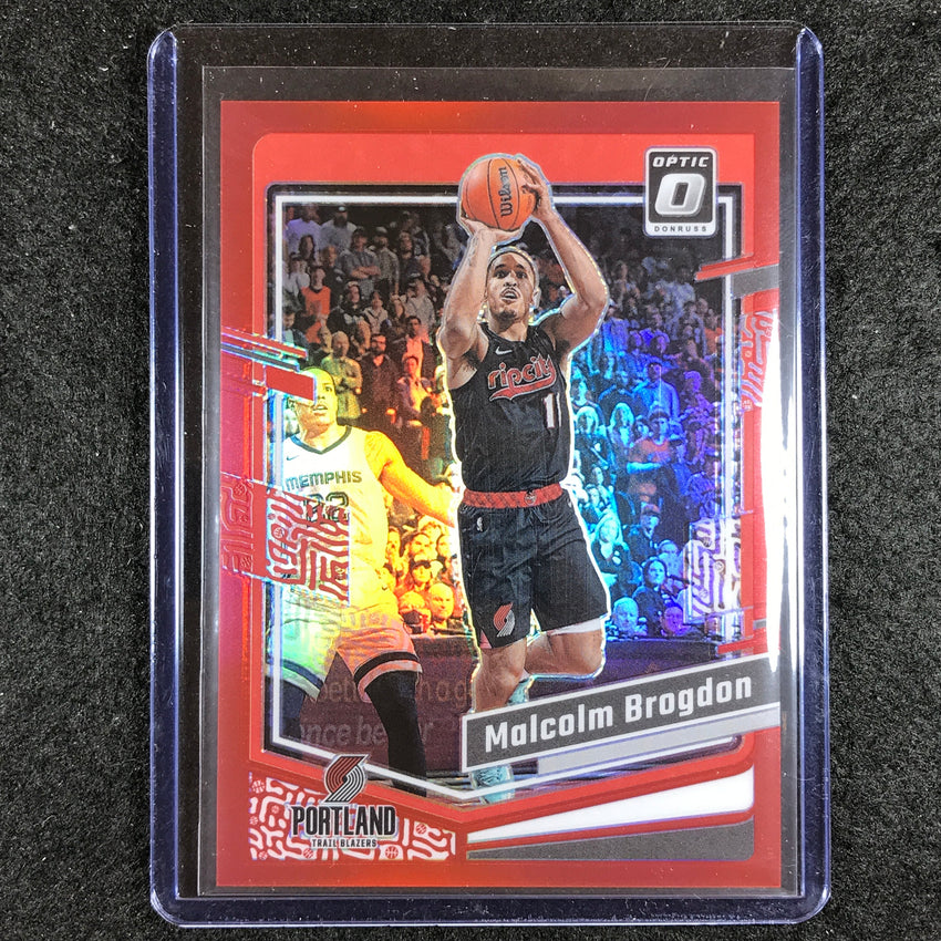 2023-24 Donruss Optic MALCOLM BROGDON Base Red 11/99 #75