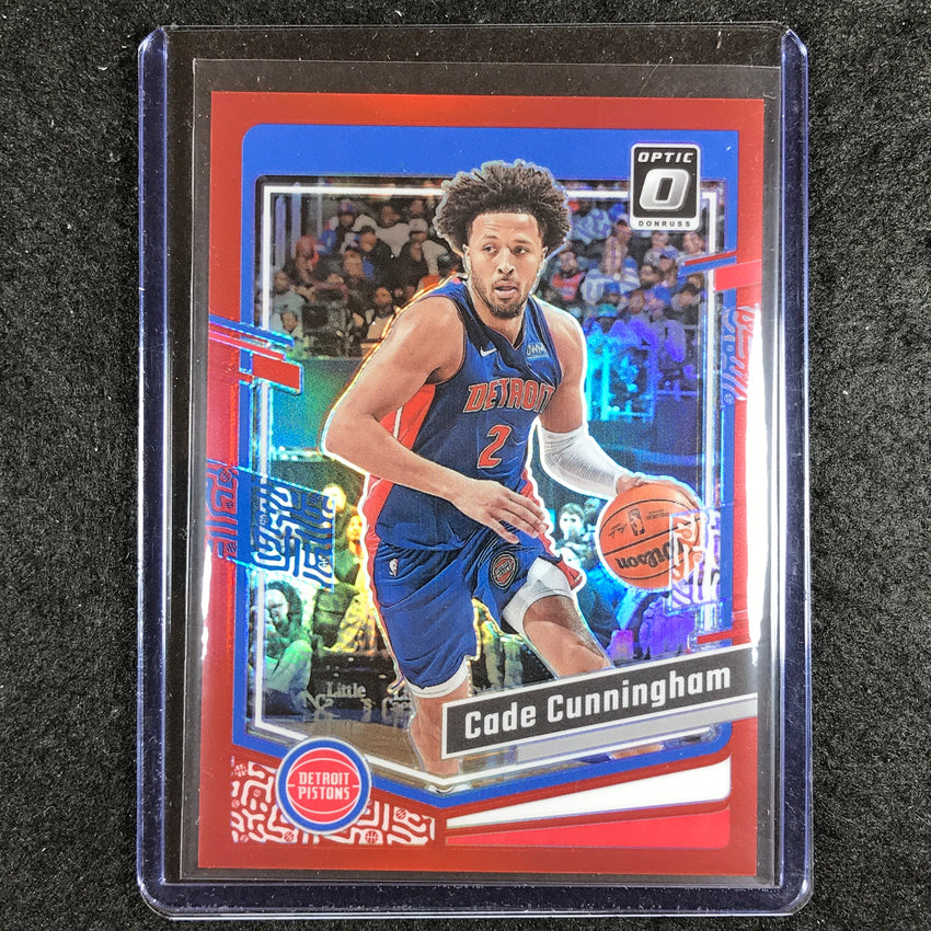 2023-24 Donruss Optic CADE CUNNINGHAM Base Red 76/99 #90