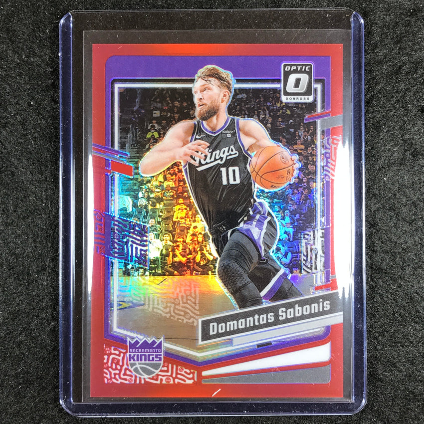 2023-24 Donruss Optic DOMANTAS SABONIS Base Red 68/99 #142