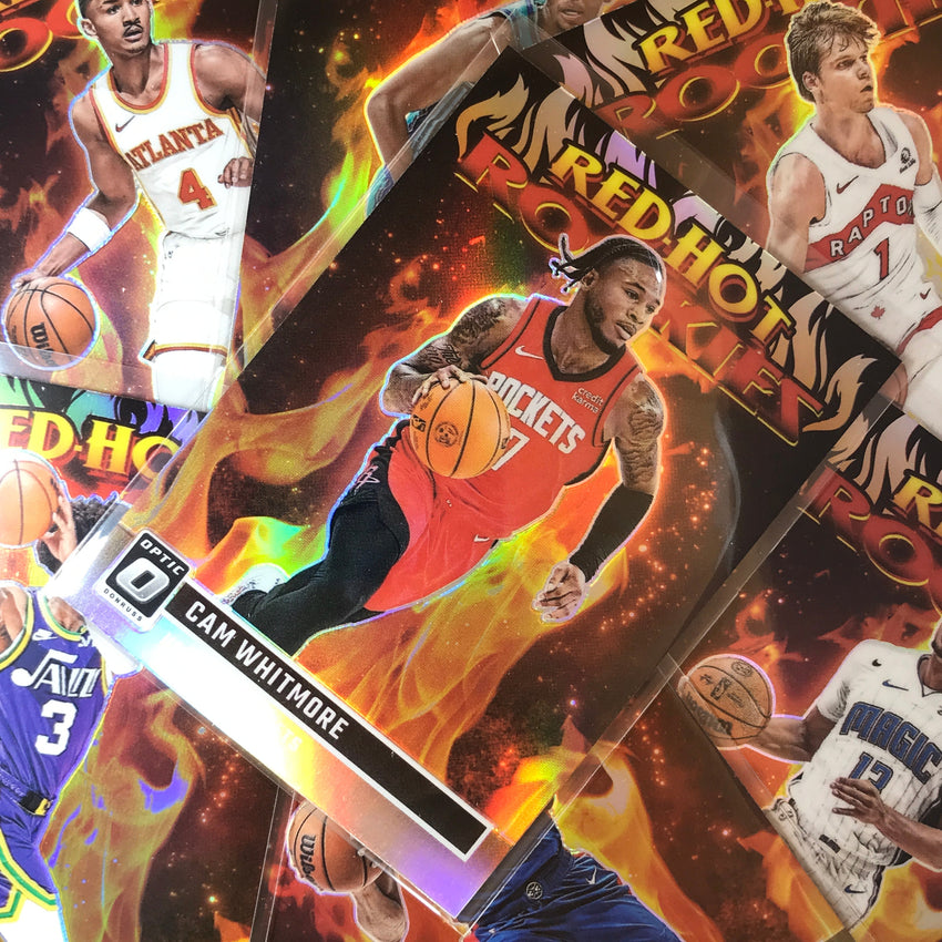 2023-24 Donruss Optic CAM WHITMORE Red Hot Rookies Holo Silver #1