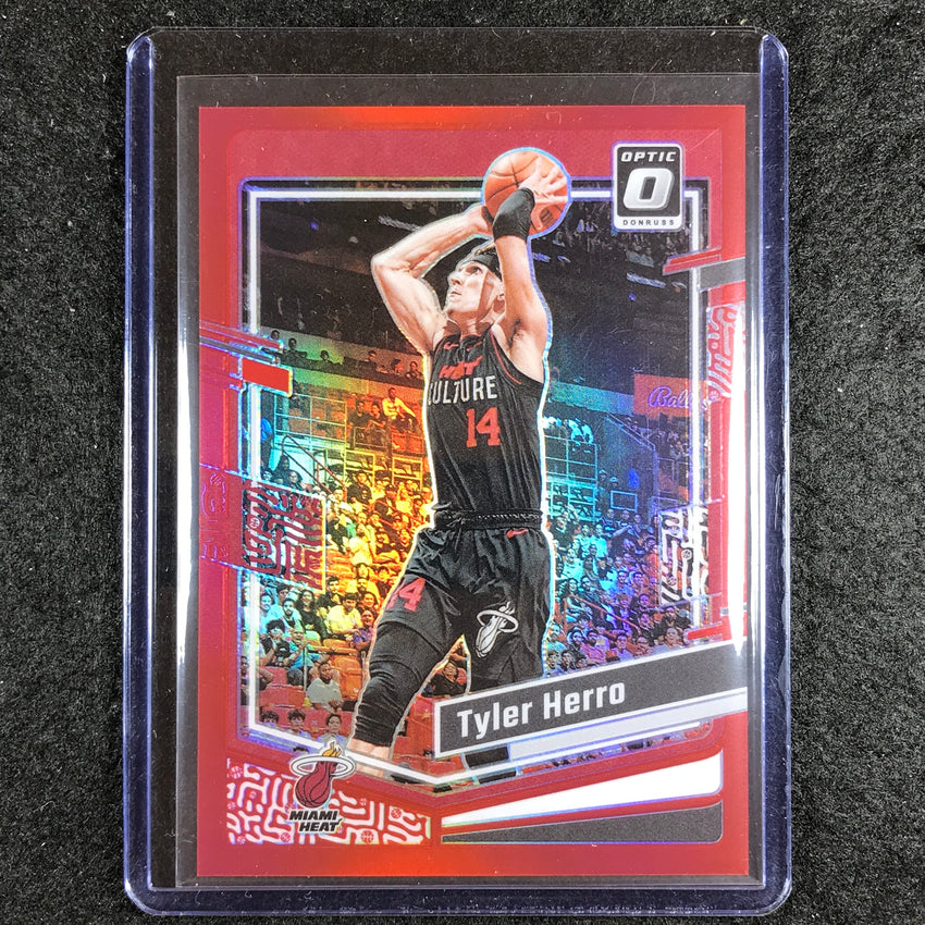 2023-24 Donruss Optic TYLER HERRO Base Red 6/99 #180