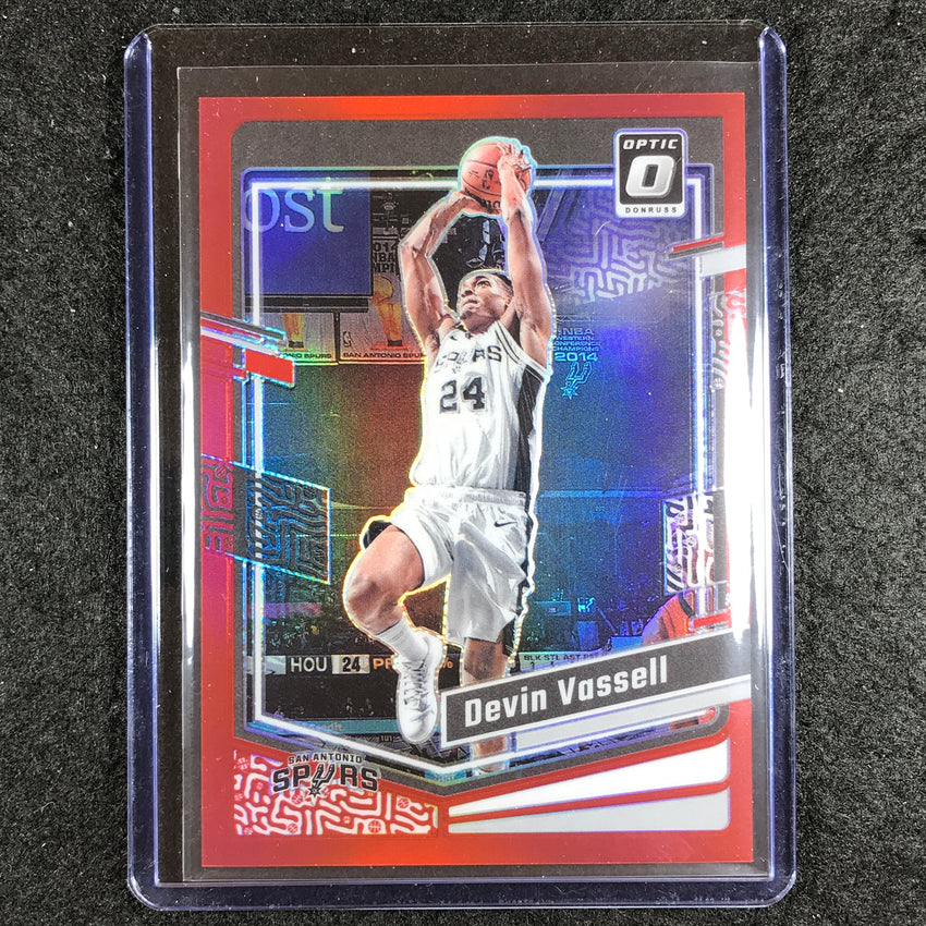 2023-24 Donruss Optic DEVIN VASSELL Base Red 18/99 #184