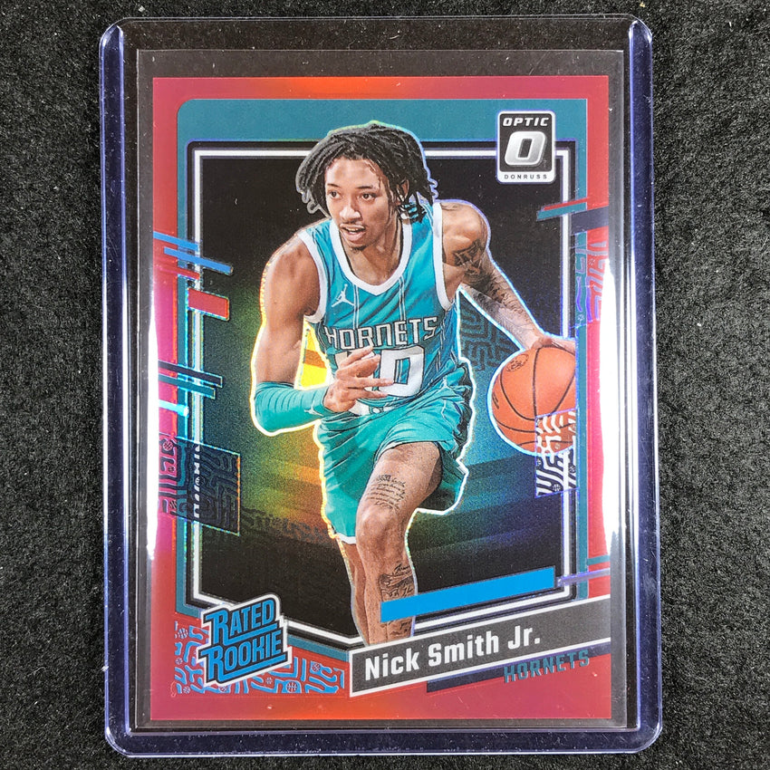 2023-24 Donruss Optic NICK SMITH JR. Rated Rookie Red 55/99 #224