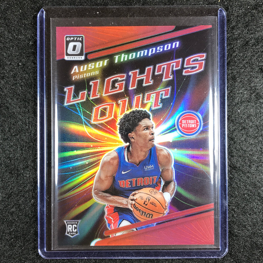 2023-24 Donruss Optic AUSAR THOMPSON Lights Out Rookie Red 69/99