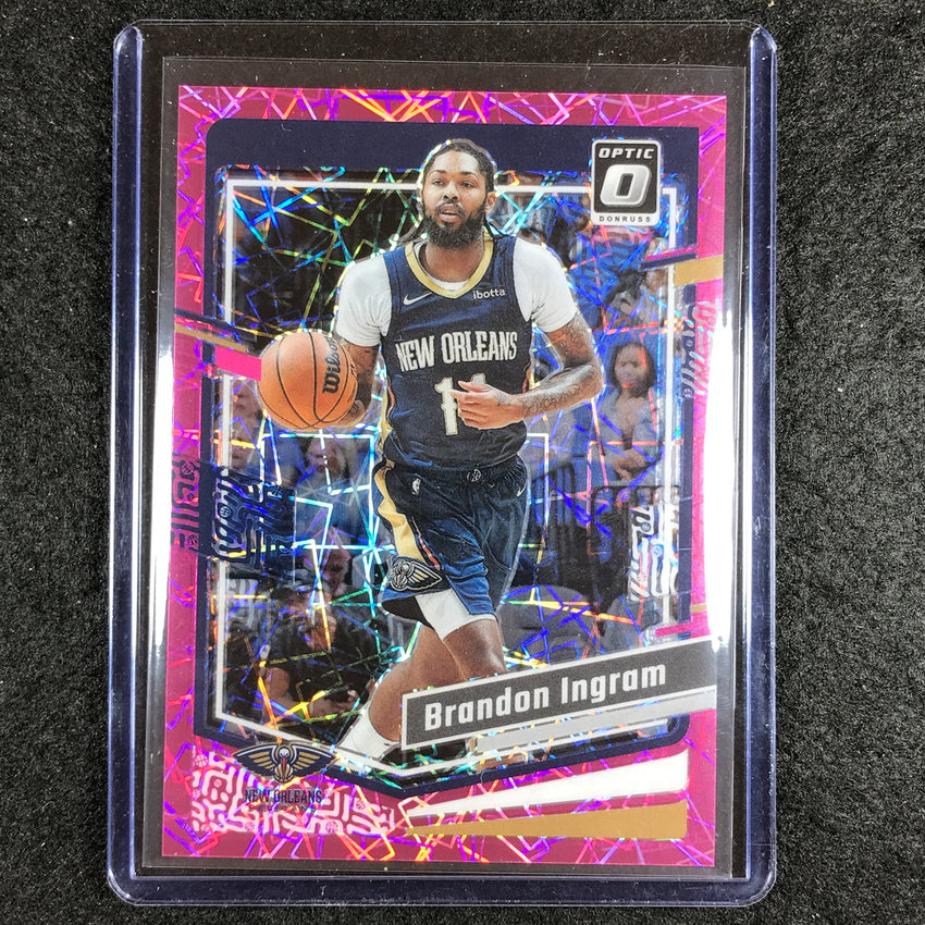 2023-24 Donruss Optic BRANDON INGRAM Base Pink Velocity 72/79 #7
