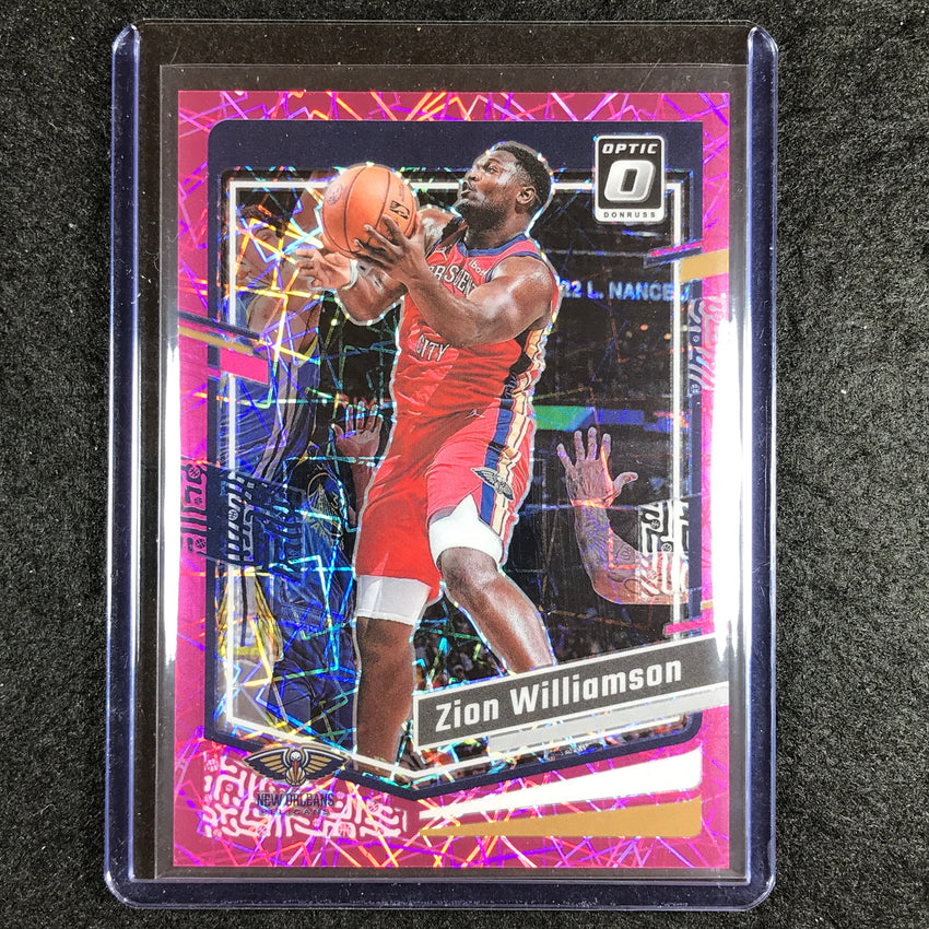 2023-24 Donruss Optic ZION WILLIAMSON Base Pink Velocity 26/79 #35