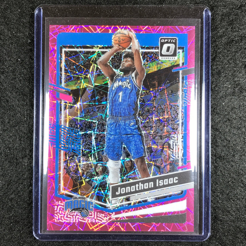 2023-24 Donruss Optic JONATHAN ISAAC Base Pink Velocity 14/79 #37