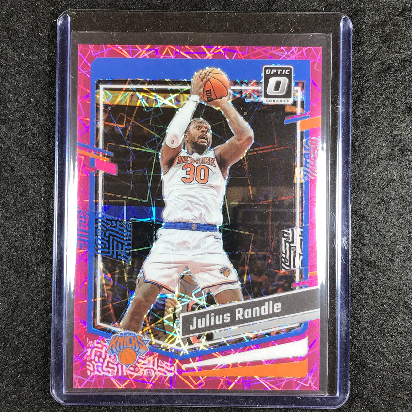 2023-24 Donruss Optic JULIUS RANDLE Base Pink Velocity 10/79 #40