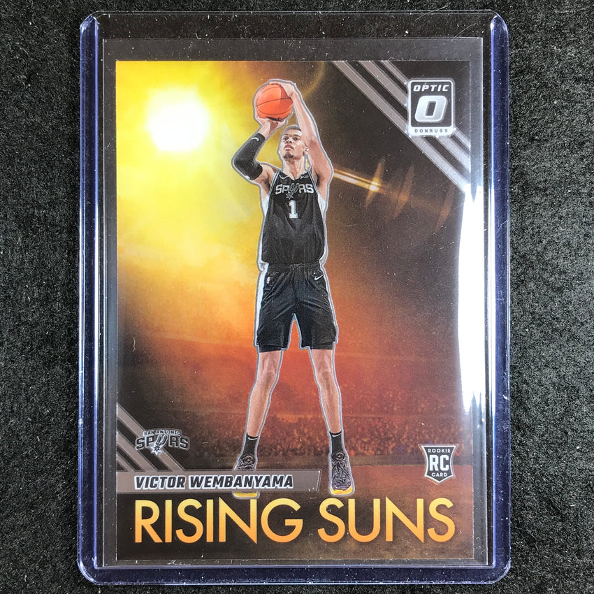 2023-24 Donruss Optic VICTOR WEMBANYAMA Rising Suns Rookie Base #11