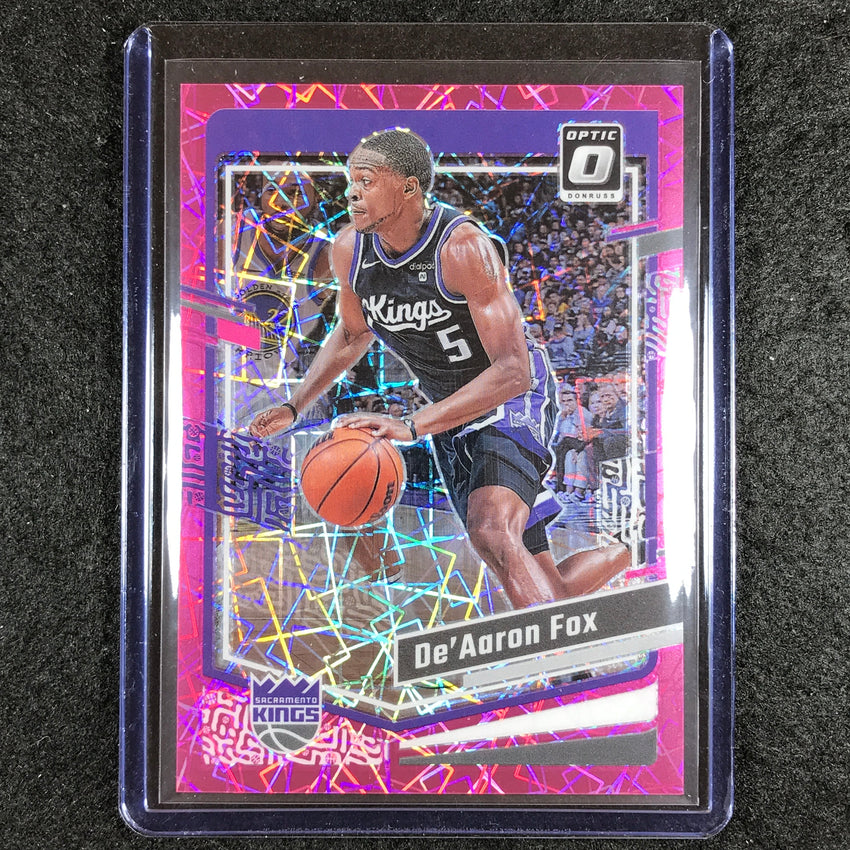 2023-24 Donruss Optic DE'AARON FOX Base Pink Velocity 44/79 #52