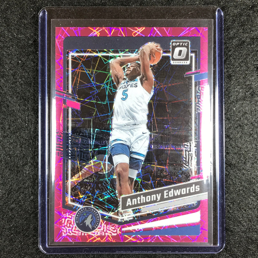 2023-24 Donruss Optic ANTHONY EDWARDS Base Pink Velocity 53/79 #59