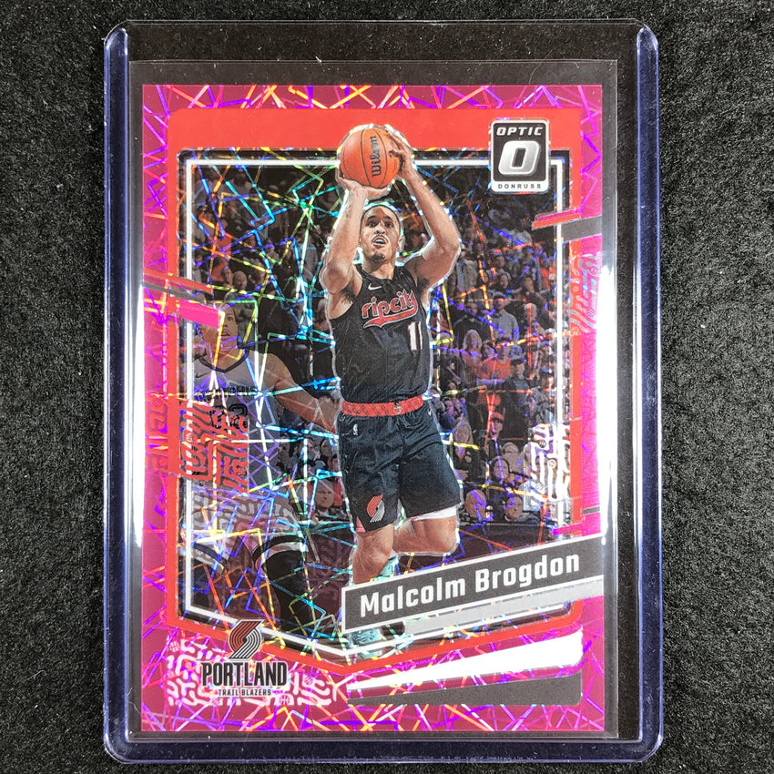2023-24 Donruss Optic MALCOLM BROGDON Base Pink Velocity 44/79 #75