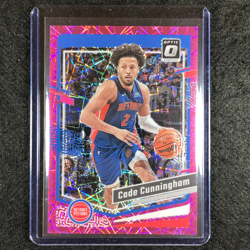 2023-24 Donruss Optic CADE CUNNINGHAM Base Pink Velocity 55/79 #90
