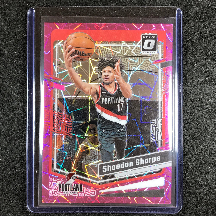 2023-24 Donruss Optic SHAEDON SHARPE Base Pink Velocity 65/79 #170