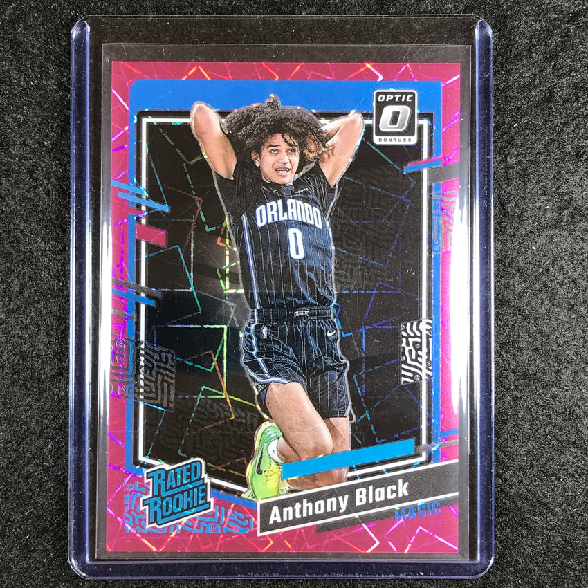 2023-24 Donruss Optic ANTHONY BLACK Rated Rookie Pink Velocity 56/79 #207