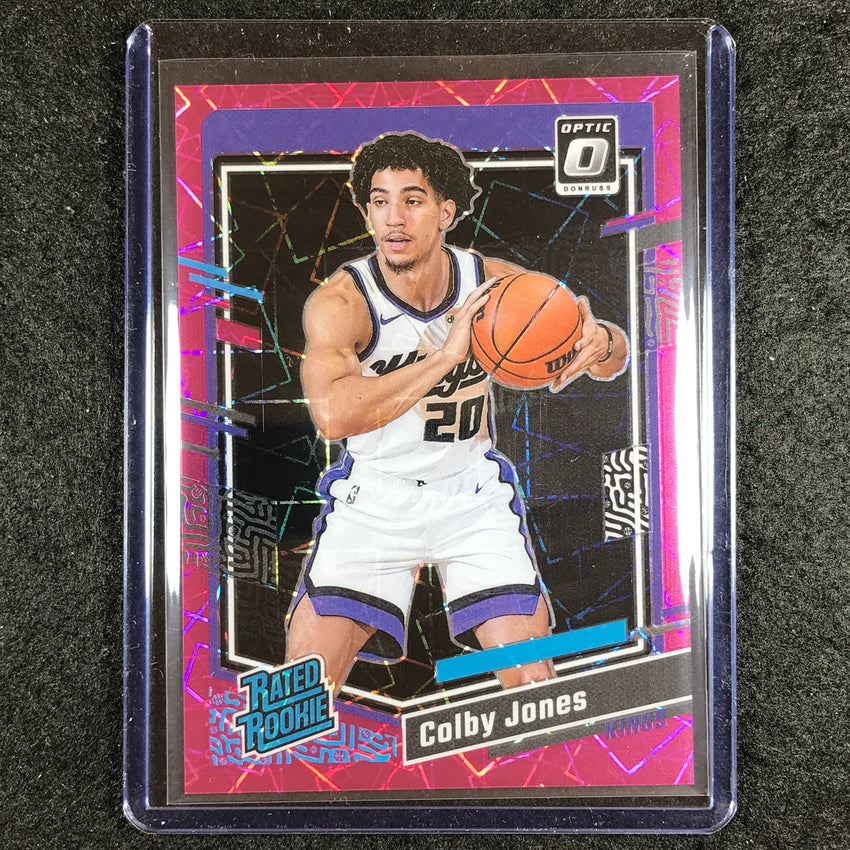 2023-24 Donruss Optic COLBY JONES Rated Rookie Pink Velocity 26/79 #246