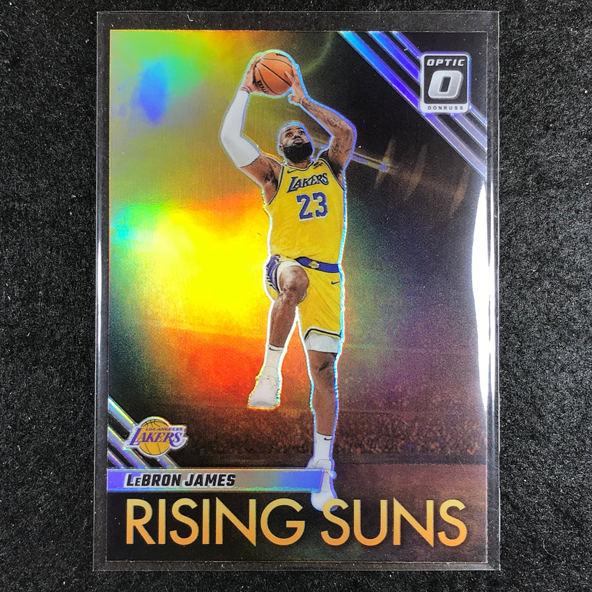 2023-24 Donruss Optic LEBRON JAMES Rising Suns Holo Silver #3