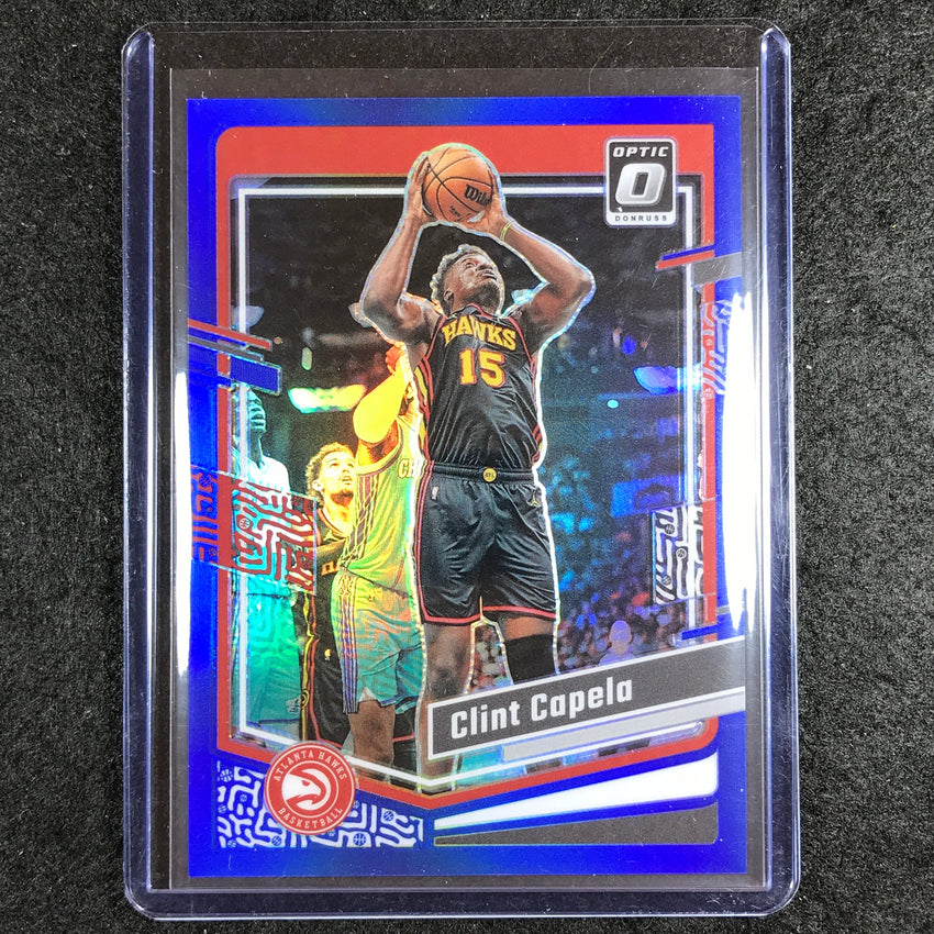 2023-24 Donruss Optic CLINT CAPELA Base Blue 1/49 #5