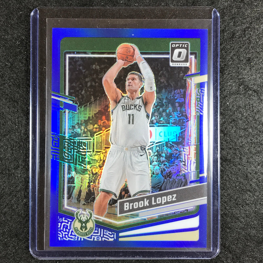 2023-24 Donruss Optic BROOK LOPEZ Base Blue 28/49 #15