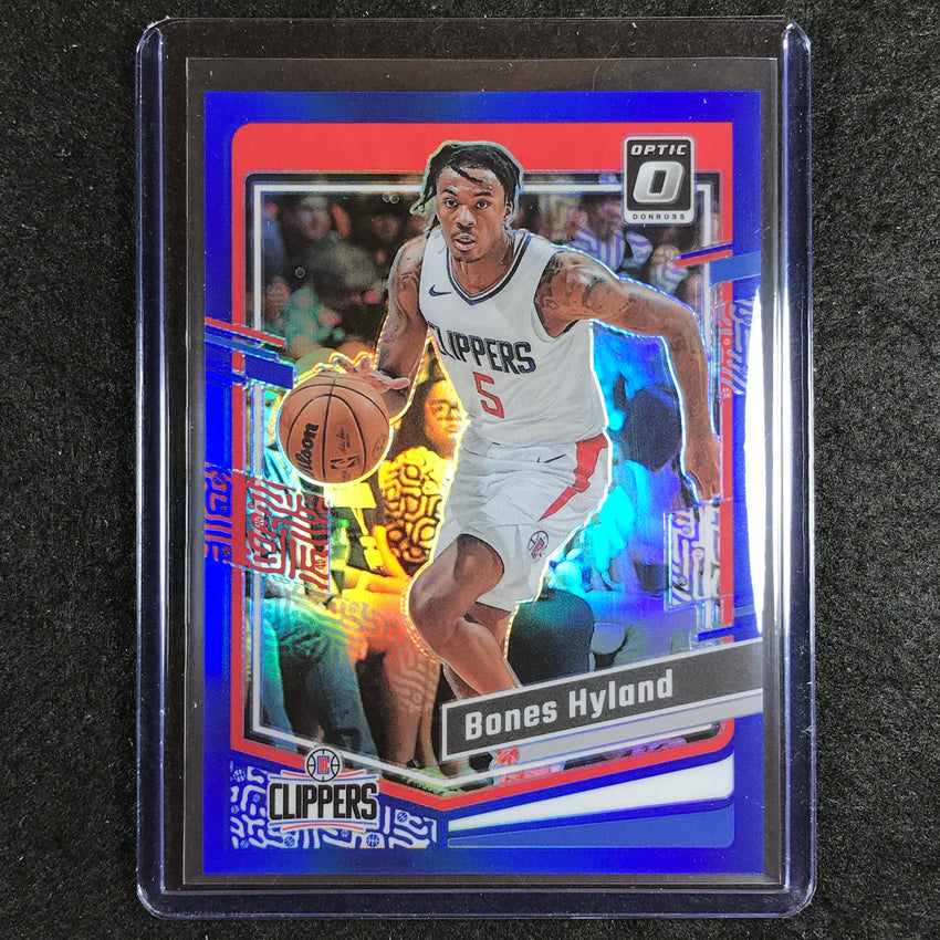 2023-24 Donruss Optic BONES HYLAND Base Blue 13/49 #50