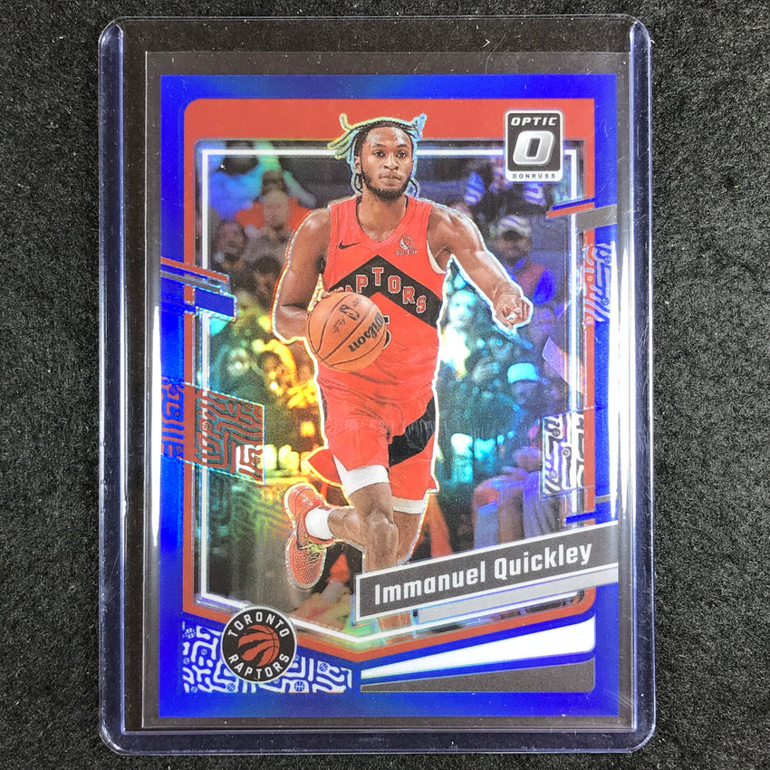 2023-24 Donruss Optic IMMANUEL QUICKLEY Base Blue 46/49 #83