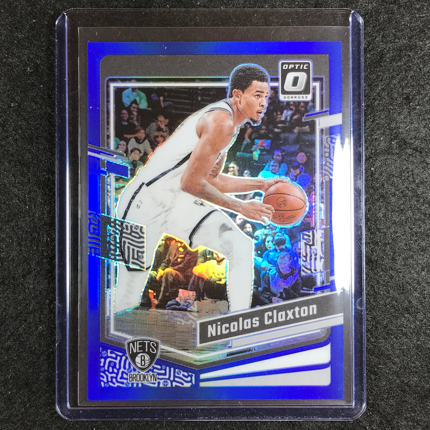 2023-24 Donruss Optic NICOLAS CLAXTON Base Blue 7/49 #148