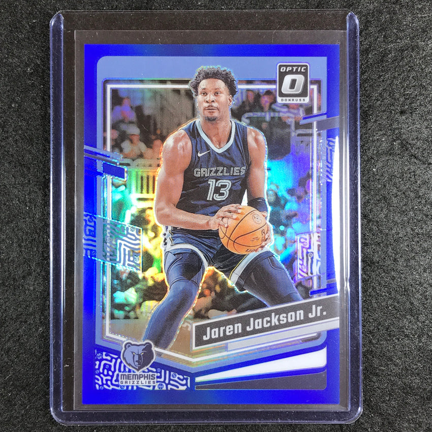2023-24 Donruss Optic JAREN JACKSON JR. Base Blue 28/49 #181