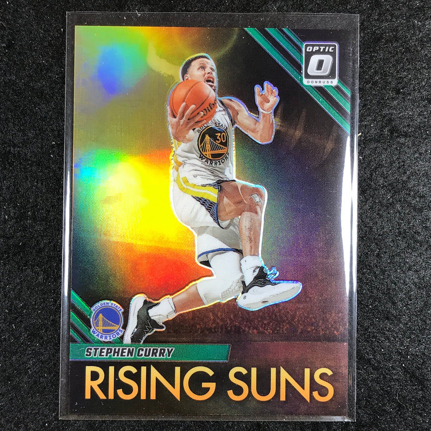 2023-24 Donruss Optic STEPHEN CURRY Rising Suns Holo Silver #6