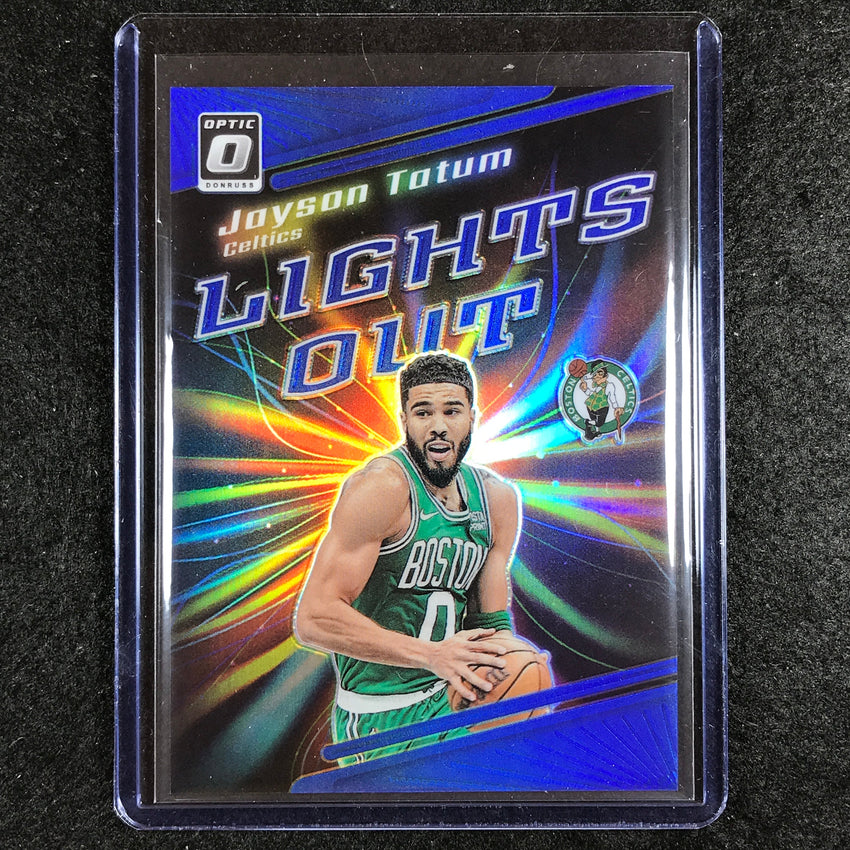 2023-24 Donruss Optic JAYSON TATUM Lights Out Blue 1/49