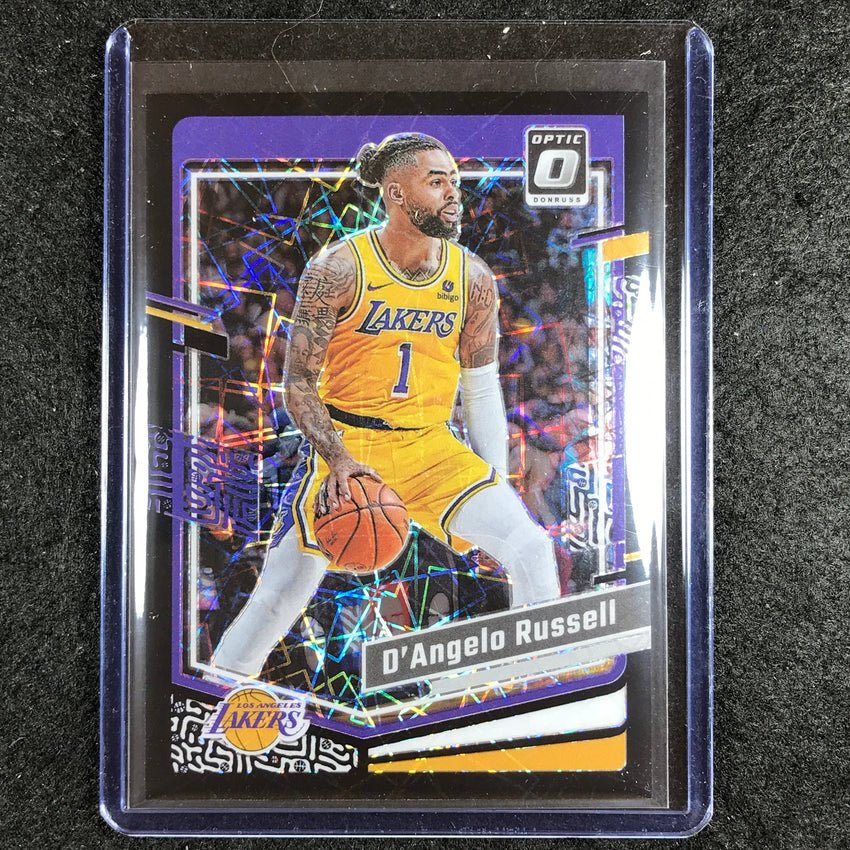 2023-24 Donruss Optic D'ANGELO RUSSELL Base Black Velocity 15/39 #18