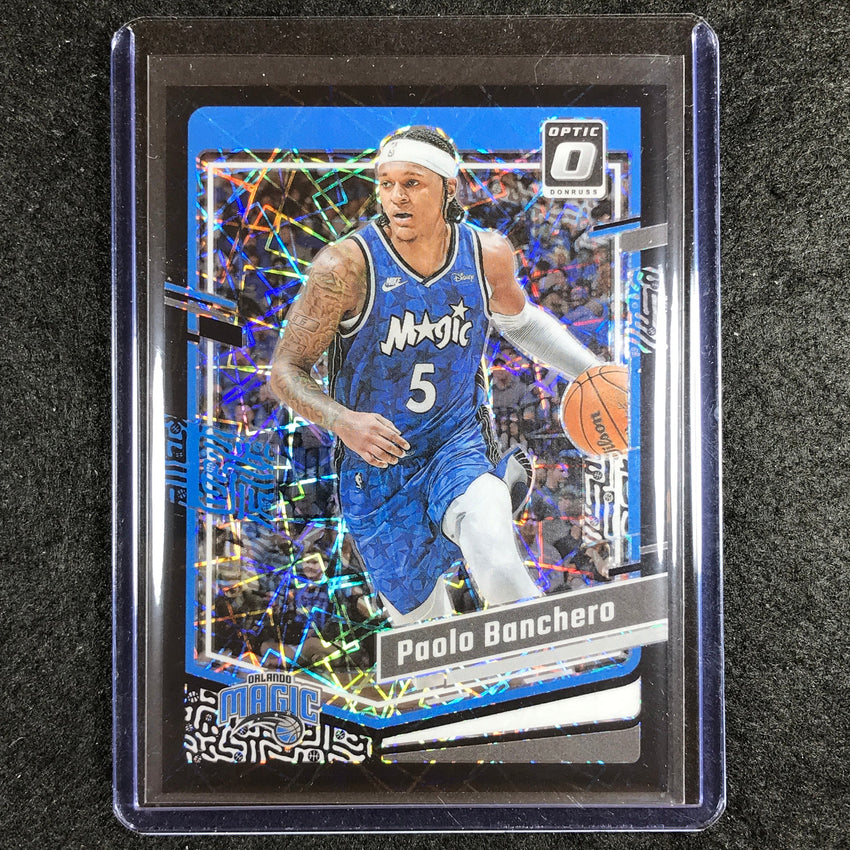 2023-24 Donruss Optic PAOLO BANCHERO Base Black Velocity 10/39 #54