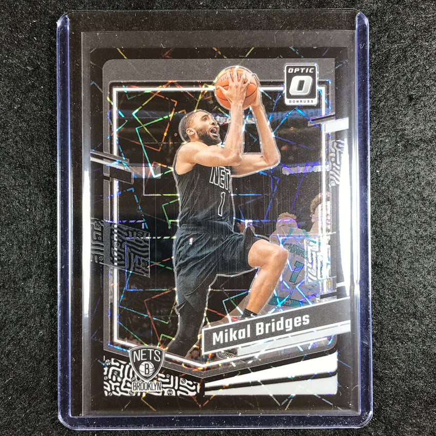 2023-24 Donruss Optic MIKAL BRIDGES Base Black Velocity 4/39 #199