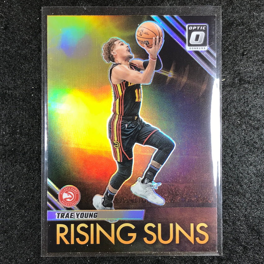 2023-24 Donruss Optic TRAE YOUNG Rising Suns Holo Silver #8