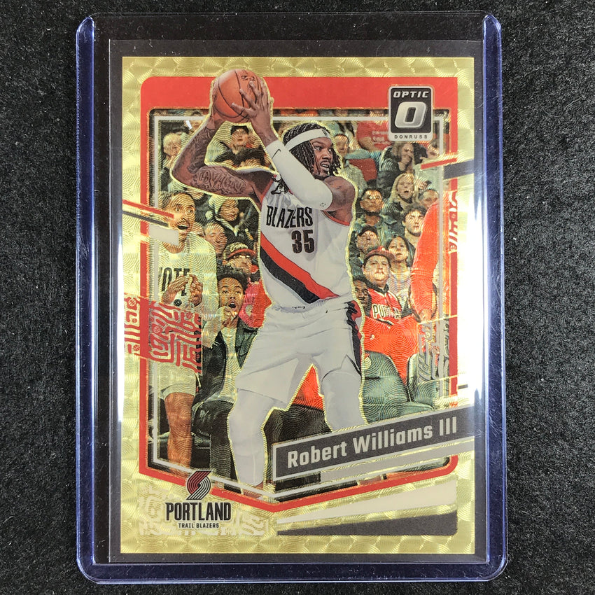 2023-24 Donruss Optic ROBERT WILLIAMS III Base Gold Vinyl 1/1