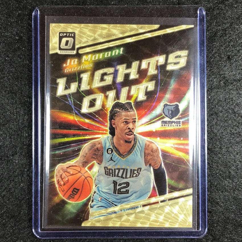2023-24 Donruss Optic JA MORANT Lights Out Gold Vinyl 1/1