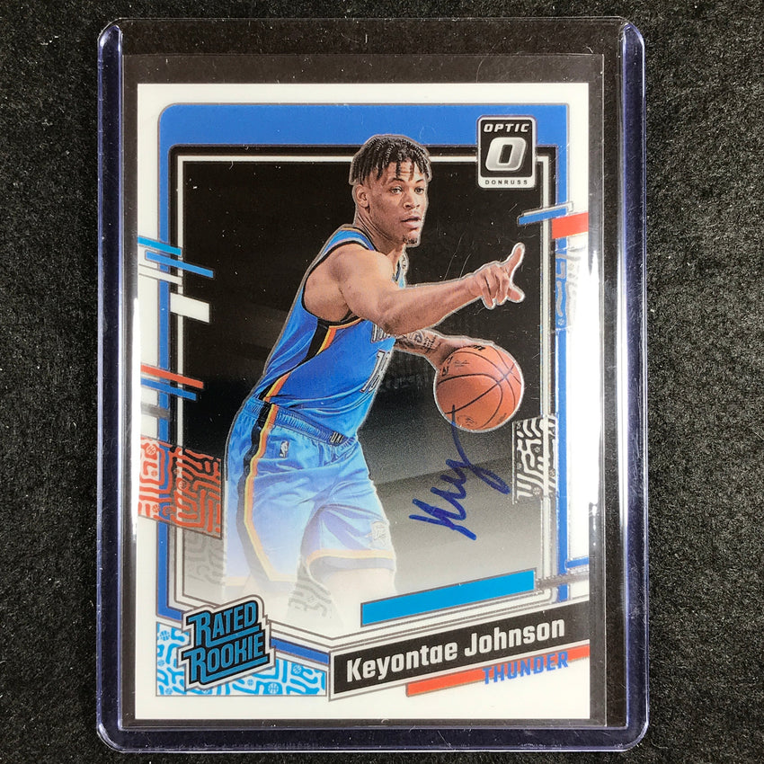 2023-24 Donruss Optic KEYONTAE JOHNSON Rated Rookie Signatures Auto Base #272