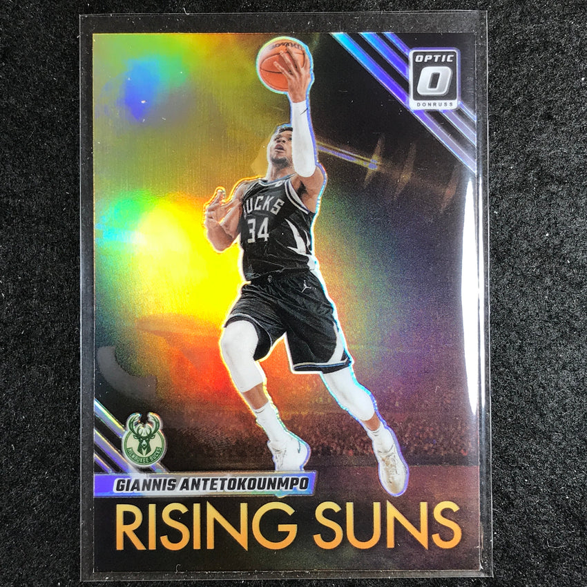 2023-24 Donruss Optic GIANNIS ANTETOKOUNMPO Rising Suns Holo Silver #16