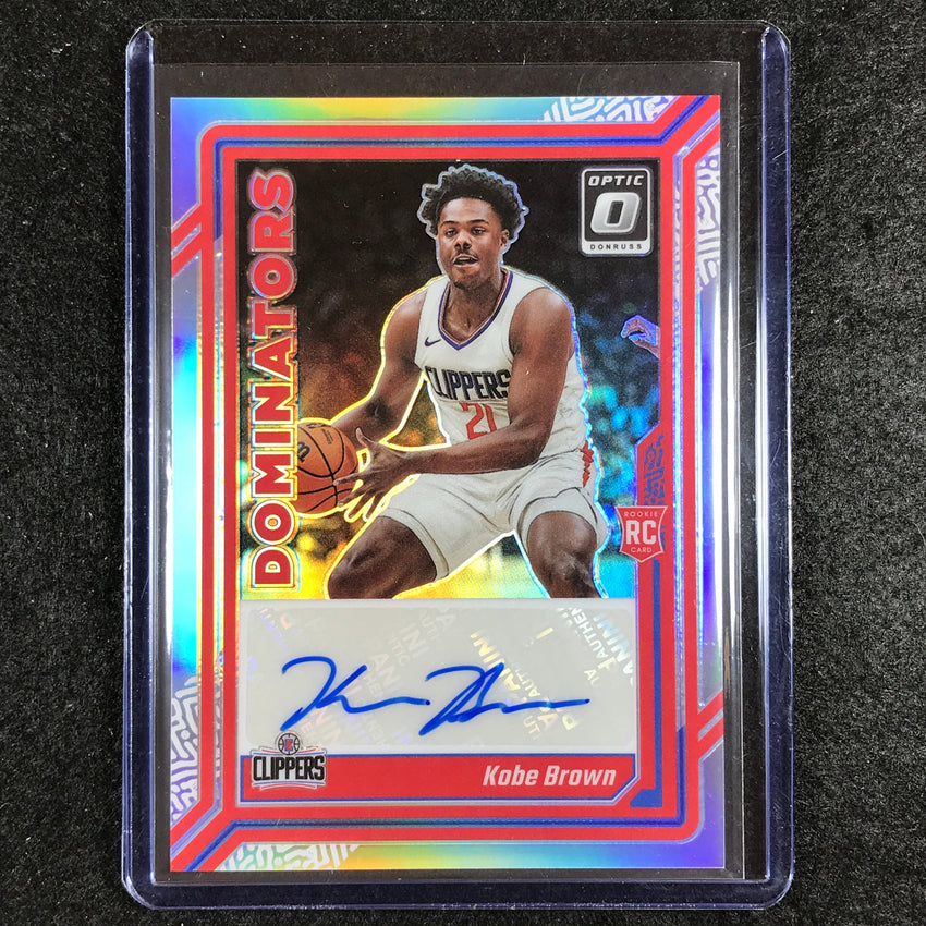 2023-24 Donruss Optic KOBE BROWN Dominators Rookie Auto 25/99