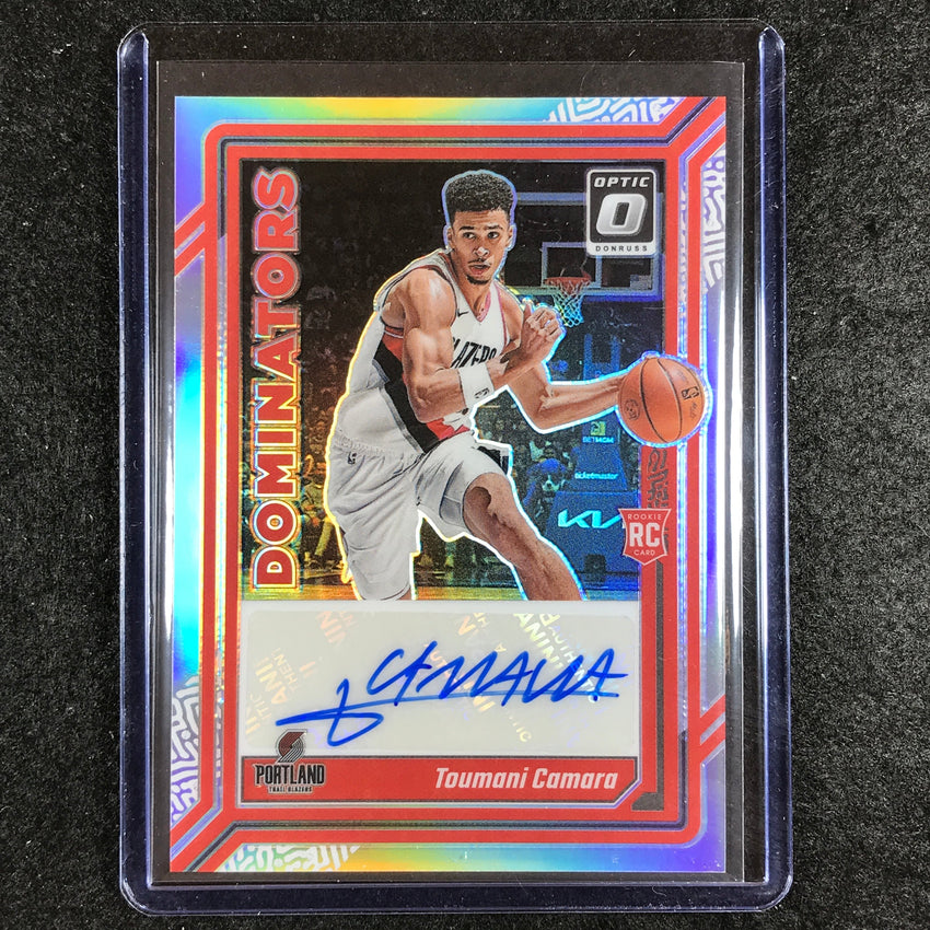 2023-24 Donruss Optic TOUMANI CAMARA Dominators Rookie Auto 60/99