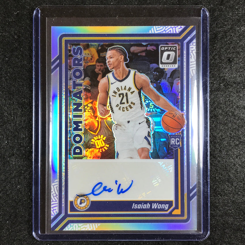 2023-24 Donruss Optic ISAIAH WONG Dominators Rookie Auto 60/99