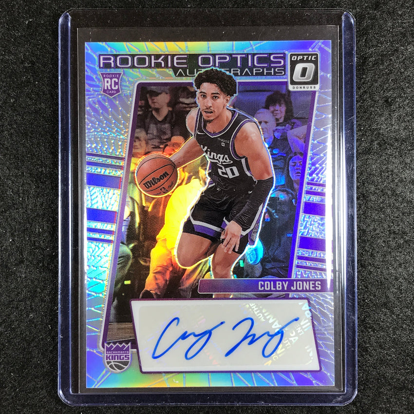 2023-24 Donruss Optic COLBY JONES Rookie Optics Auto Holo #JON