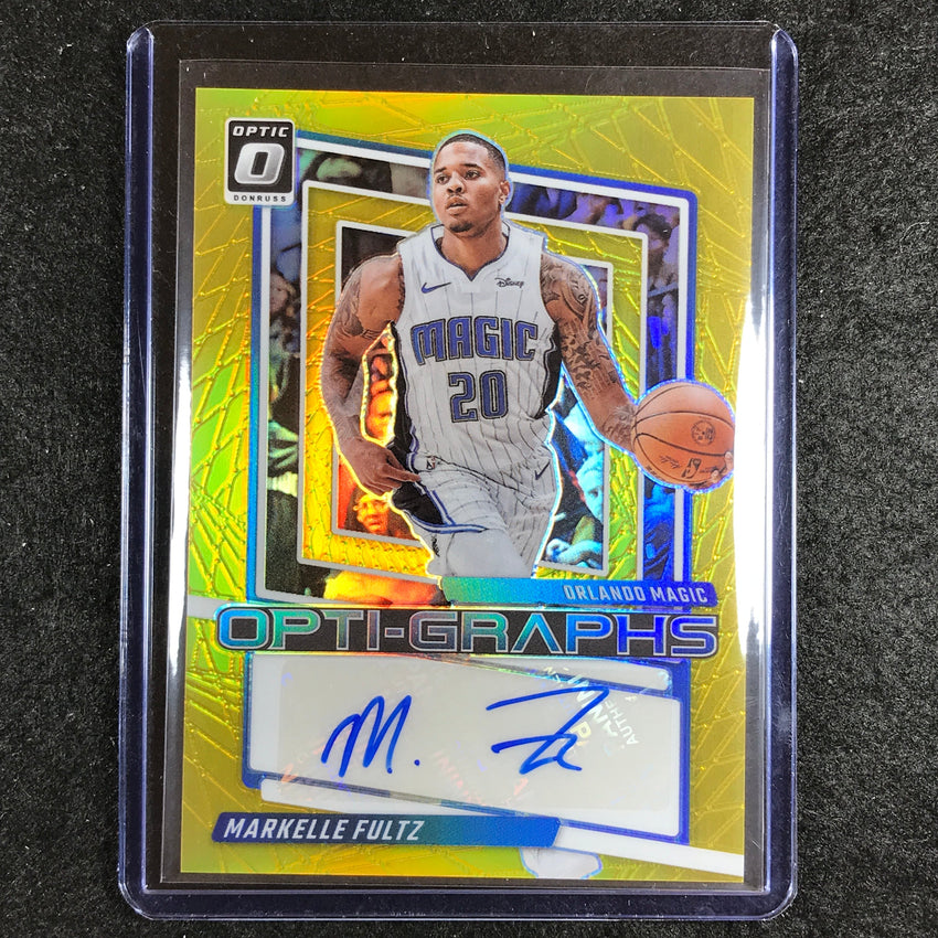 2023-24 Donruss Optic MARKELLE FULTZ Opti-Graphs Auto Gold 2/10