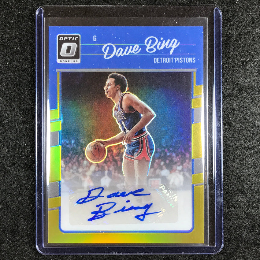 2023-24 Donruss Optic DAVE BING Retro Series Signatures Auto Gold 7/10