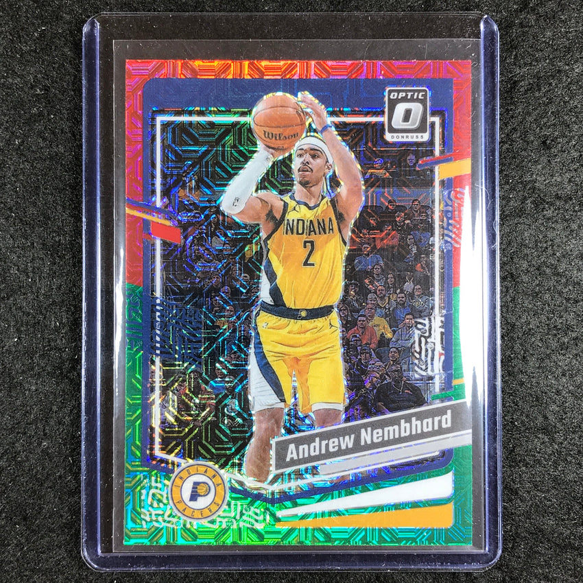 2023-24 Donruss Optic ANDREW NEMBHARD Base Red and Green Choice #3