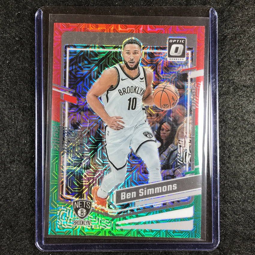 2023-24 Donruss Optic BEN SIMMONS Base Red and Green Choice #32