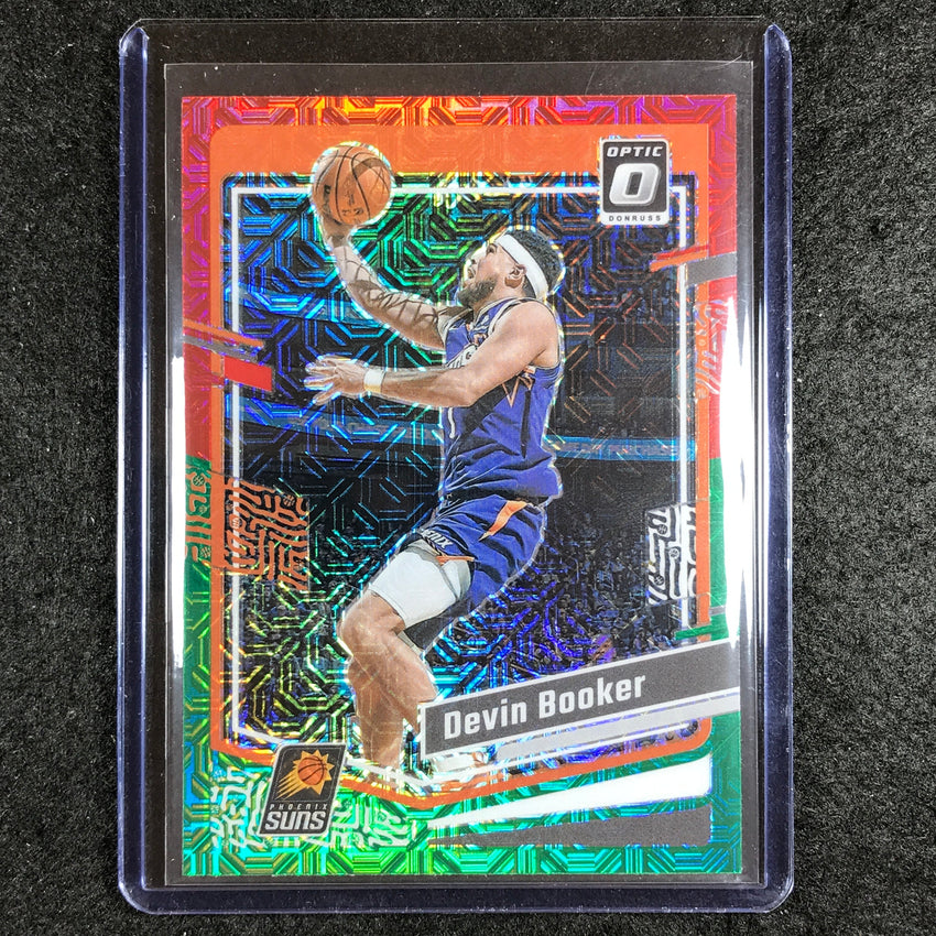 2023-24 Donruss Optic DEVIN BOOKER Base Red and Green Choice #44