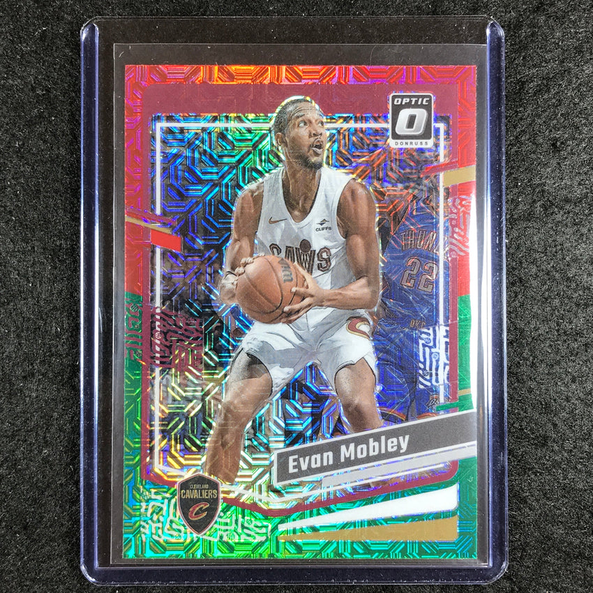 2023-24 Donruss Optic EVAN MOBLEY Base Red and Green Choice #45