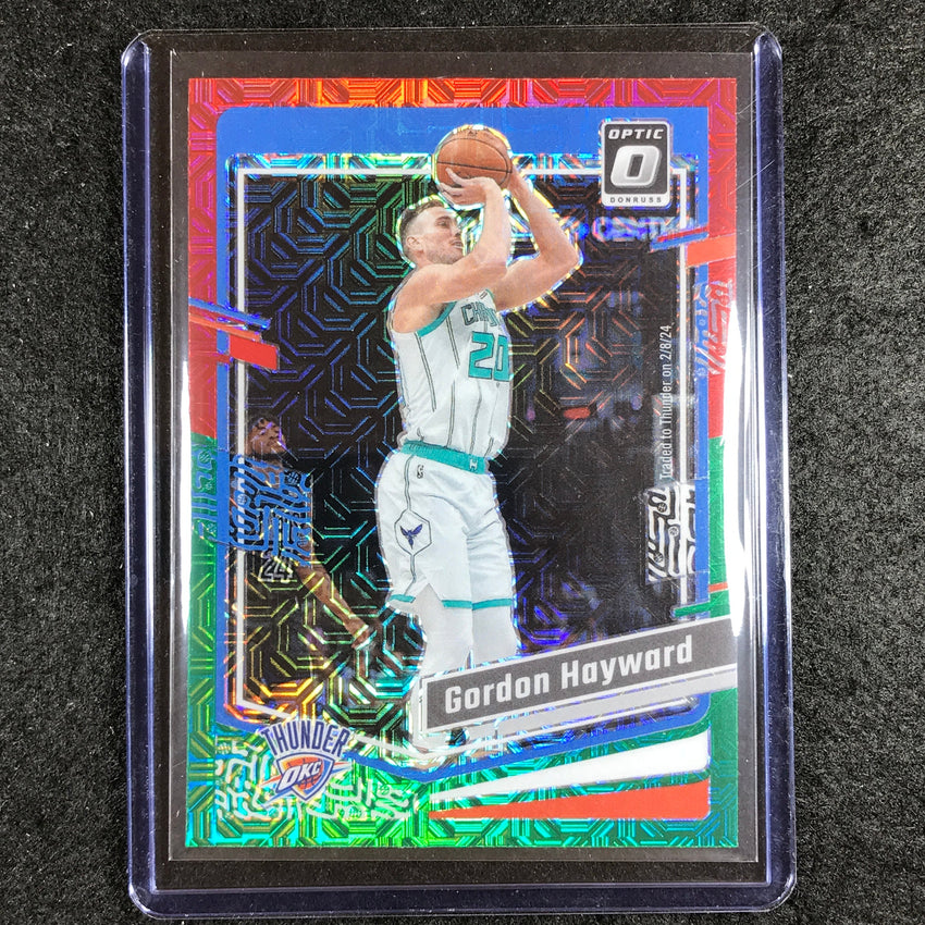 2023-24 Donruss Optic GORDON HAYWARD Base Red and Green Choice #48